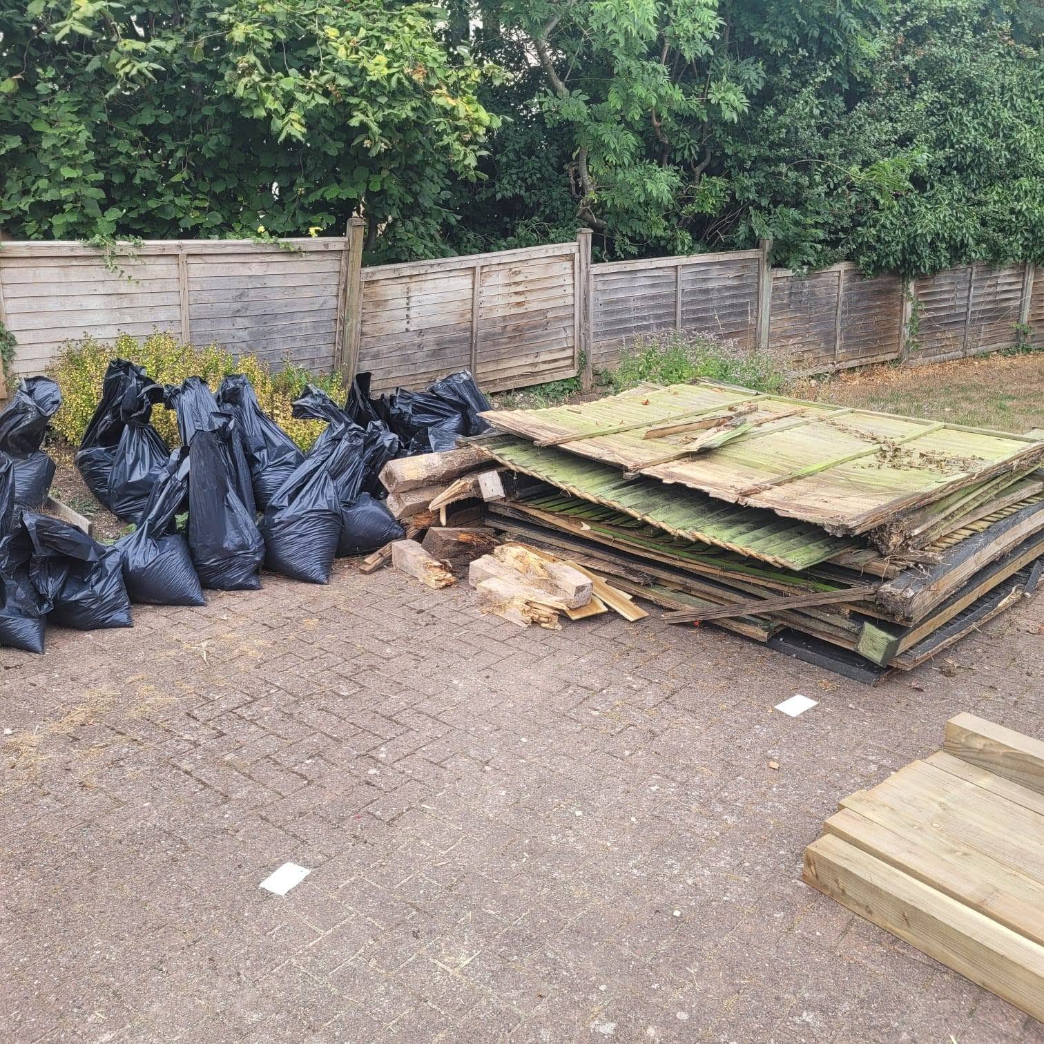 Timber and Bagged Waste Clearance for a Building Company project photo 2